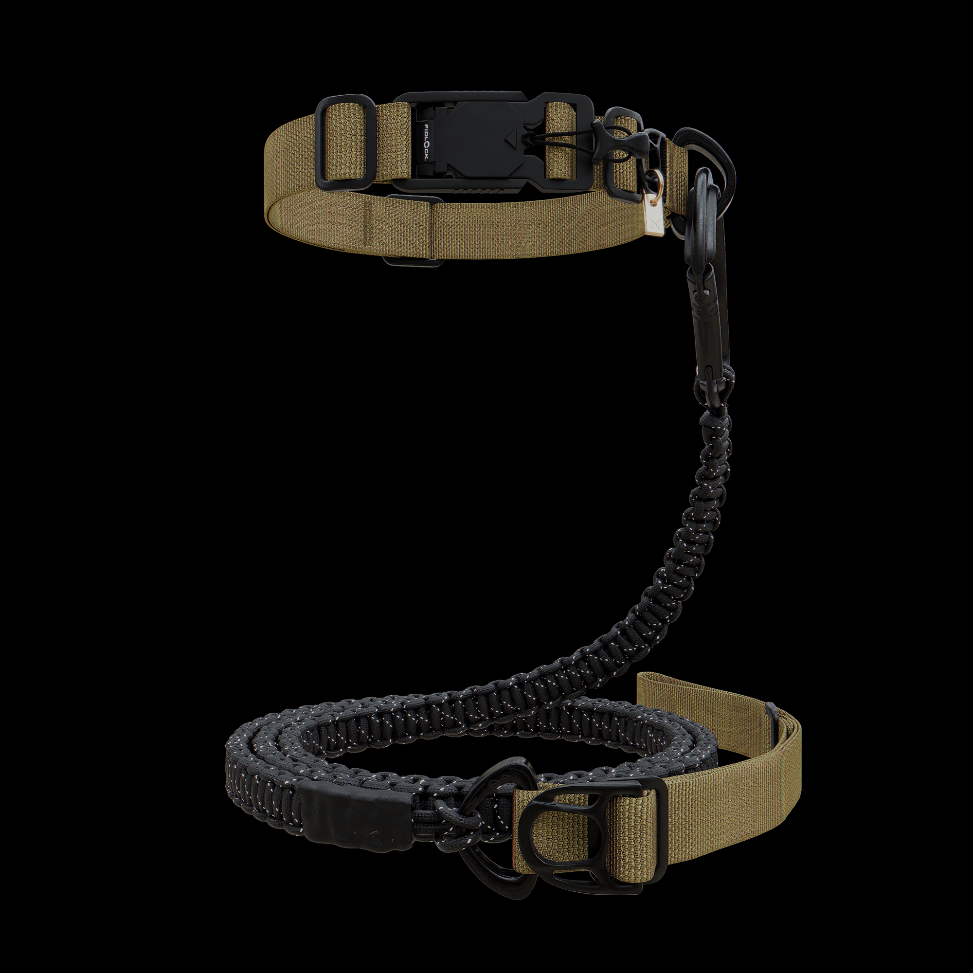 dog Collar & Leash Package - Oils & Bark - ExBESTIA - Package